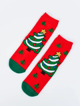 Dámske ponožky vo vianočnej guli