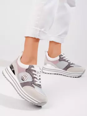 Sivé dámske sneakersy Potocki