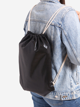 Textilný batoh vak  čierny